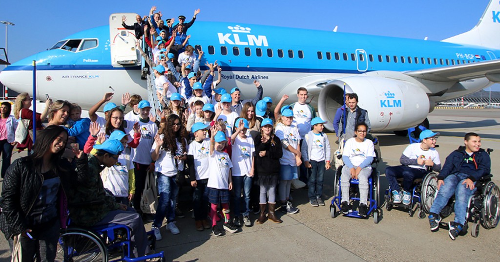 KLM vliegt Hoogvliegers rond boven Nederland