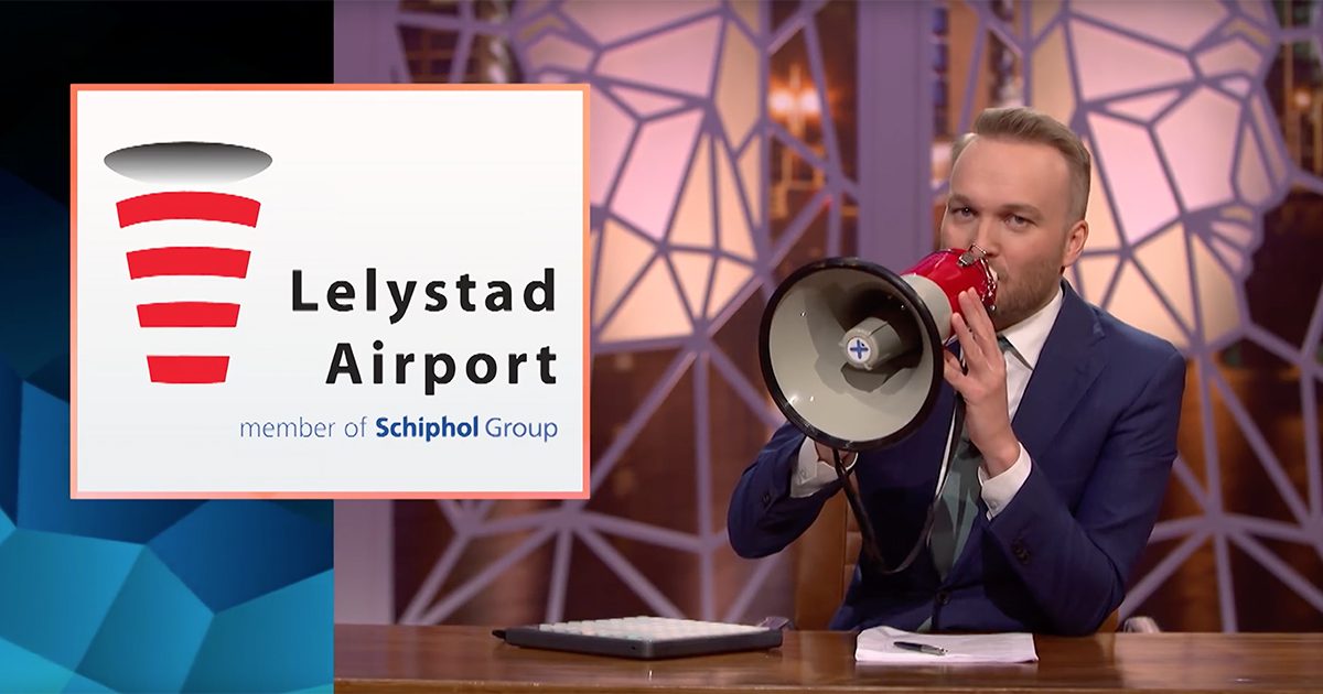 Lelystad Airport en Schiphol - Zondag met Lubach