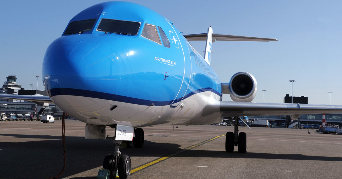 KLM verkoopt zeven Fokker 70 vliegtuigen
