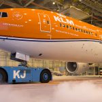 Oranje KLM Boeing