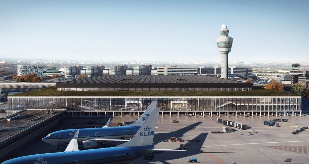 Ontwerp nieuwe terminal Schiphol