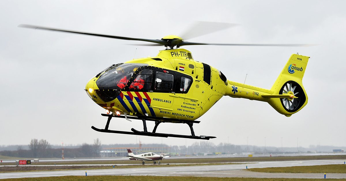 Nieuwe traumahelikopter gepresenteerd op Lelystad Airport